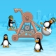 Пингвинья катапульта | Crazy Penguin Catapult