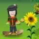 Скейтбордист в шляпе | Hat Skater