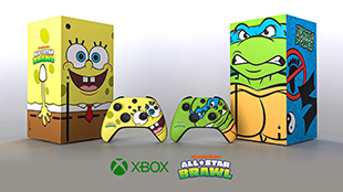 Microsoft показала Xbox в стиле Губки Боба и Леонардо из «Черепашек-ниндзя»